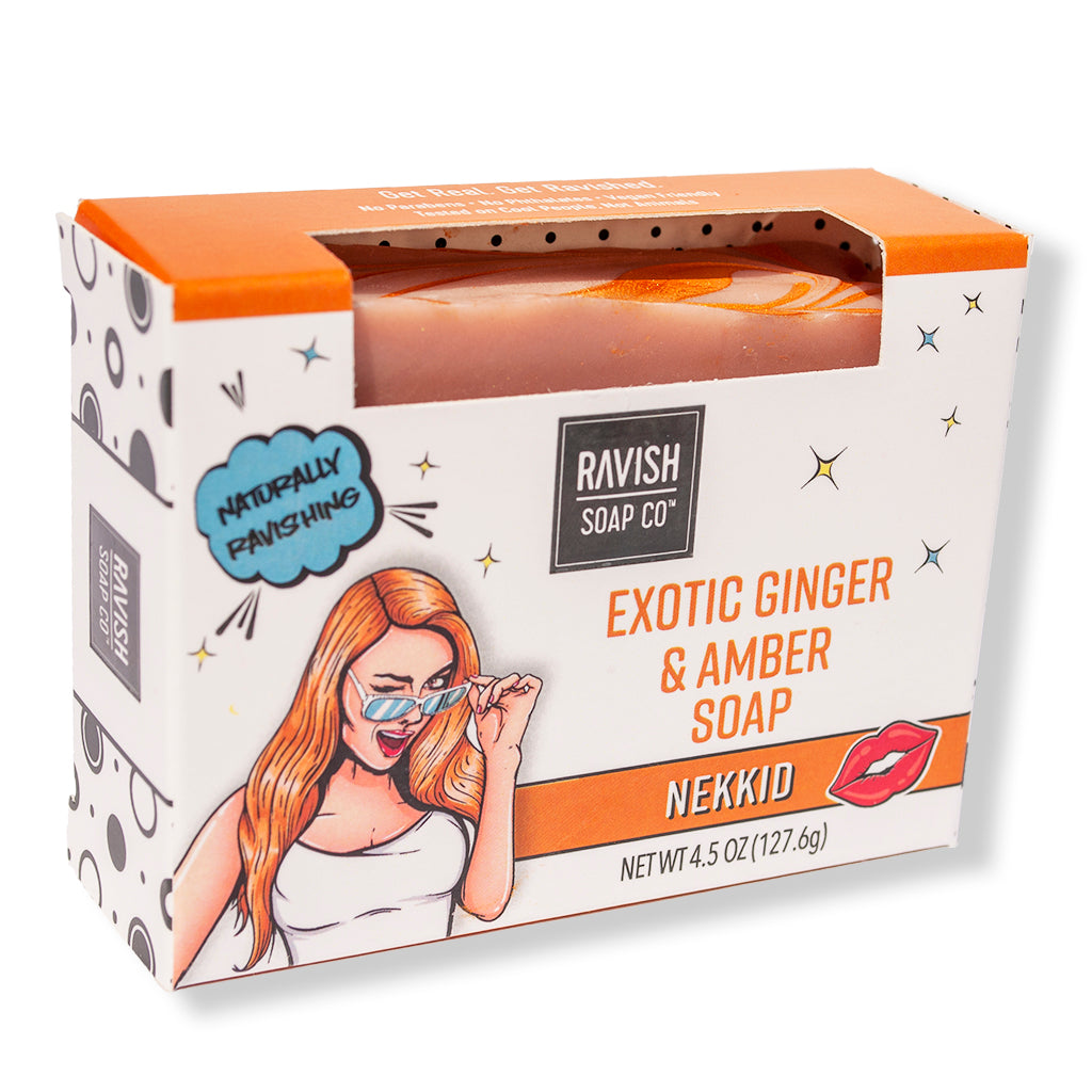 Nekkid Ginger Amber Soap Ravish Soap Company