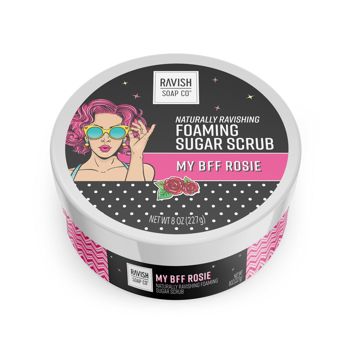 My BFF Rosie Foaming Sugar Scrub Ravish Soap Company