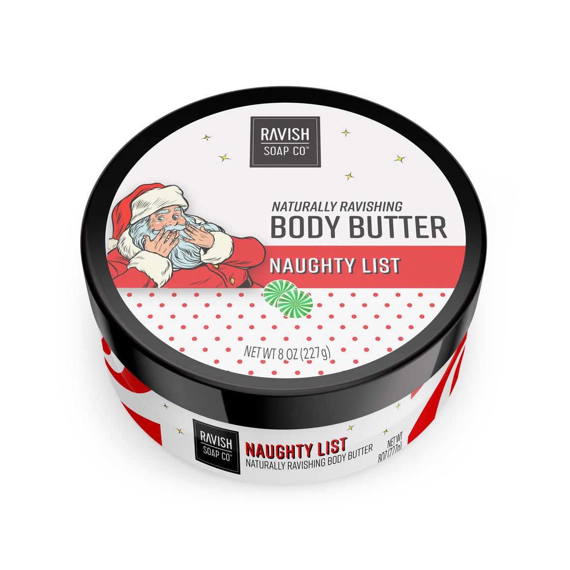 Naughty List Sweet Peppermint Body Butter Ravish Soap Company