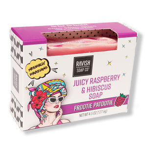 Frootie Patootie Raspberry Hibiscus Soap Ravish Soap Company